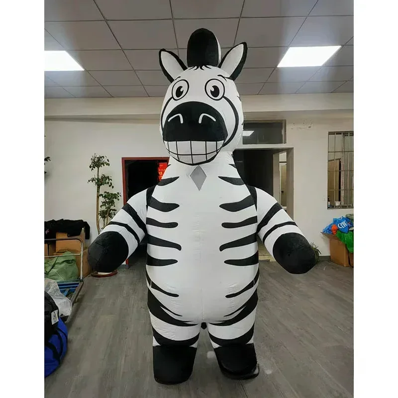 Event Party - Kostum Maskot Zebra Tiup, Kostum Seluruh