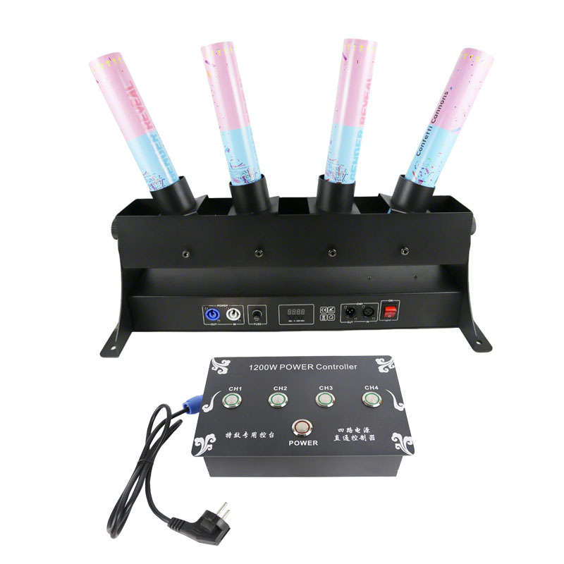 Confetti Cannon Tube - Empat Tabung Pengungkapan Jenis Kelamin Anak