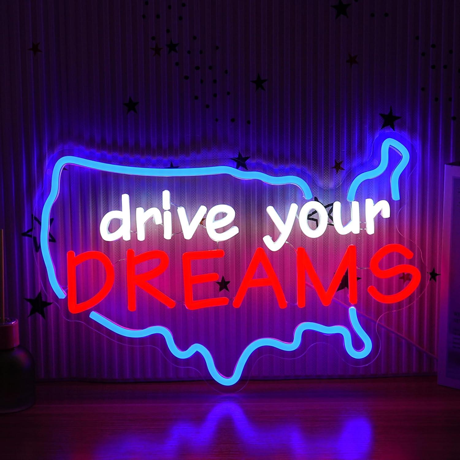 Neon Sign Party - Lampu LED Neon yang Dapat Diredupkan