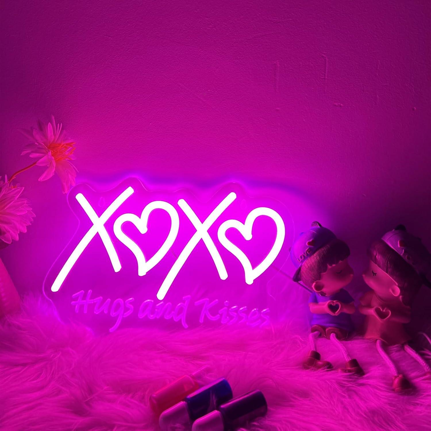 Lampu Neon XOXO dengan Desain  - Neon Sign Party ulasan dan harga