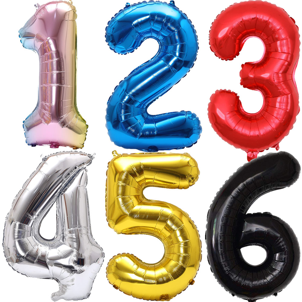 Balon Foil Nomor Gradien Pelan - Balloon Pump Hand ulasan dan harga