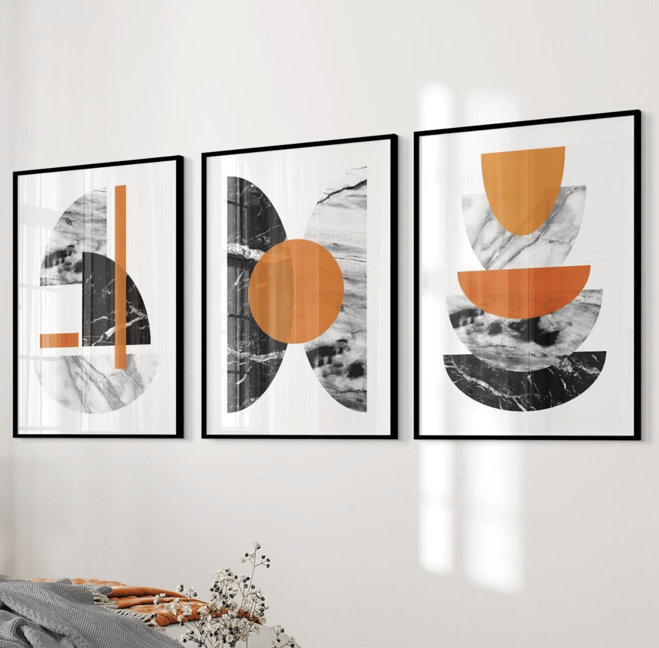 Lukisan Dinding Kanvas dengan  - Flower Wall Panel ulasan dan harga