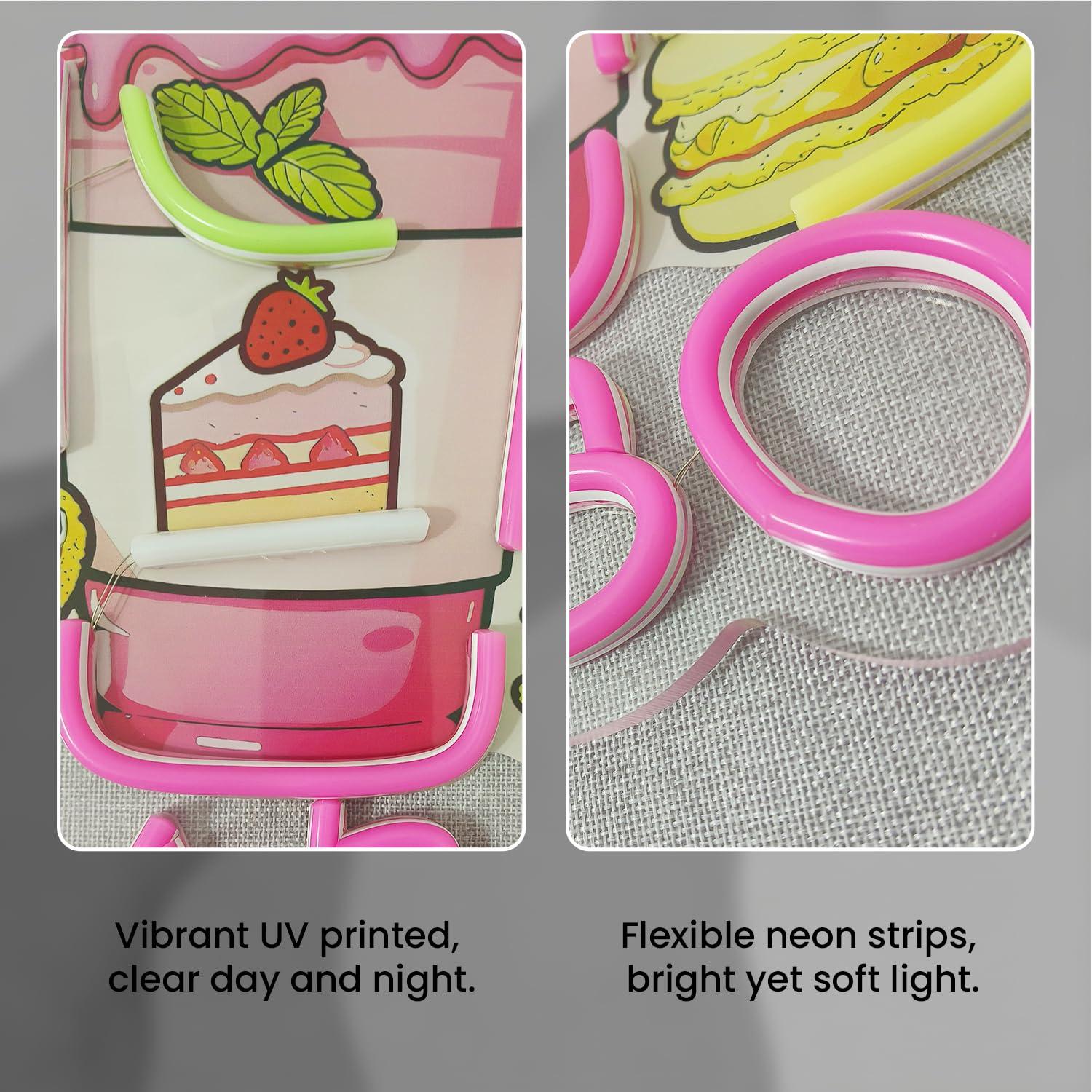 Lampu Neon Boba, Lampu Hias un - Neon Sign Party ulasan dan harga