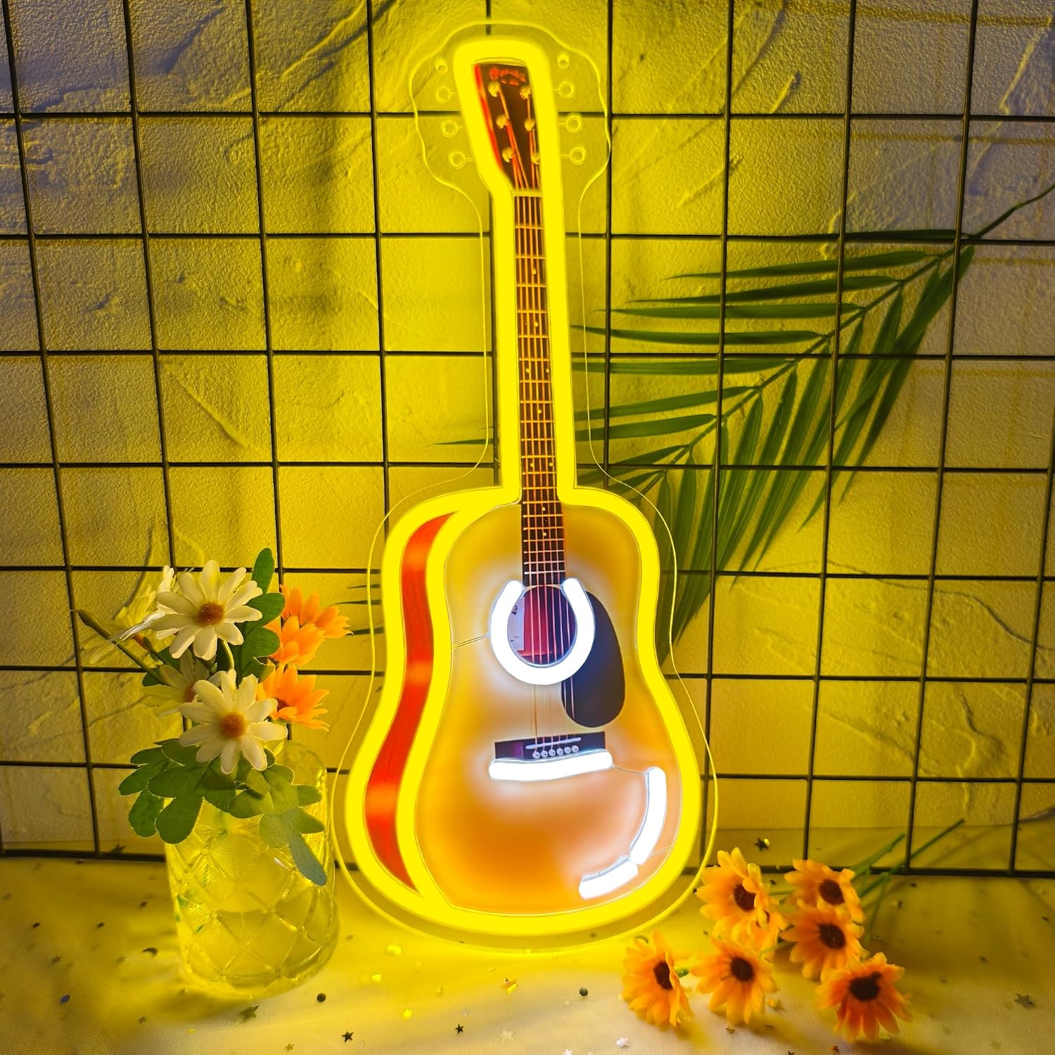 Lampu Neon LED Gitar Akustik,  - Neon Sign Party ulasan dan harga